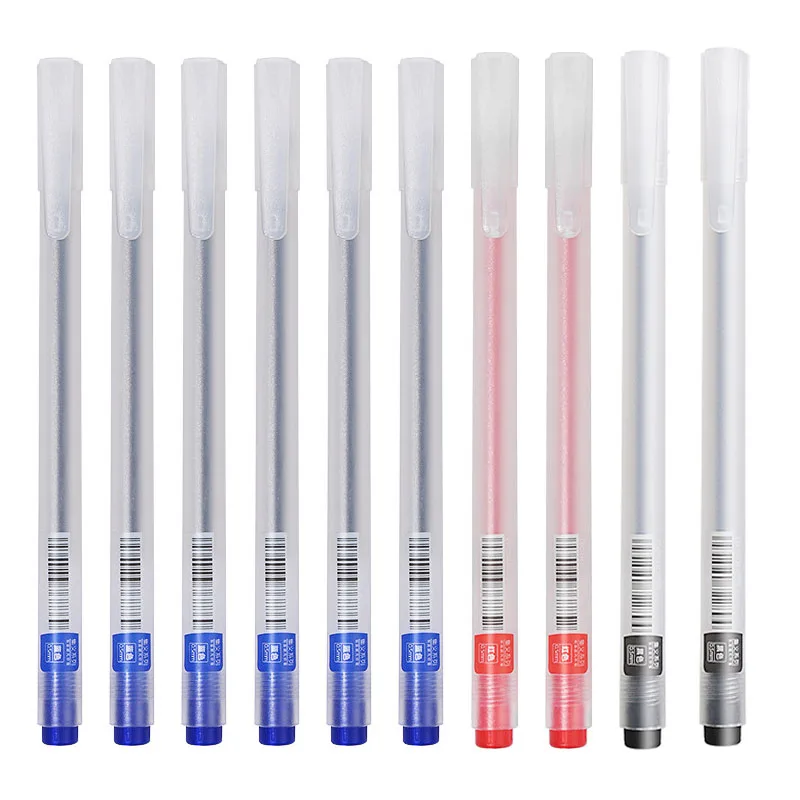 10pcs Ins Simple Transparent Rod Wind Frosted Neutral Pen Carbon Water Pen Signature Office Stationery Student Red Black Pen 
10pcs Ins Simple Transparent Rod Wind Frosted Neutral Pen Carbon Water Pen Signature Office Stationery Student Red Black Pen