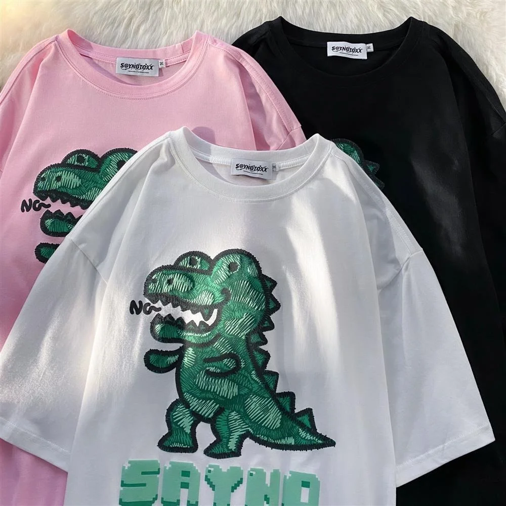 2022 Harajuku Fairy Childlike Dinosaur Cartoon T Shirts Men Women High Quality Cotton O-neck Oversized Graphic Tee Hip Hop Egirl
2022 Harajuku Fairy Childlike Dinosaur Cartoon T Shirts Men Women High Quality Cotton O-neck Oversized Graphic Tee Hip Hop Egirl