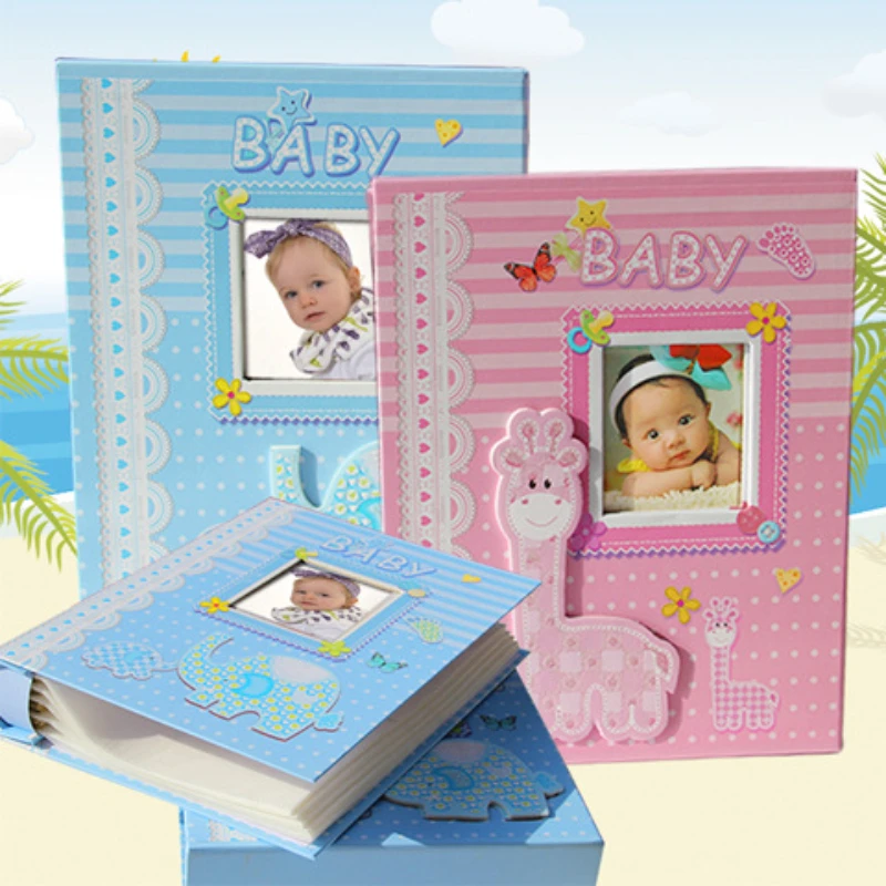 New 6 Inch 200 Pages Insert Type Photo Album Baby Growth Memorial Happy Times Record Creative Children Gifts
New 6 Inch 200 Pages Insert Type Photo Album Baby Growth Memorial Happy Times Record Creative Children Gifts
