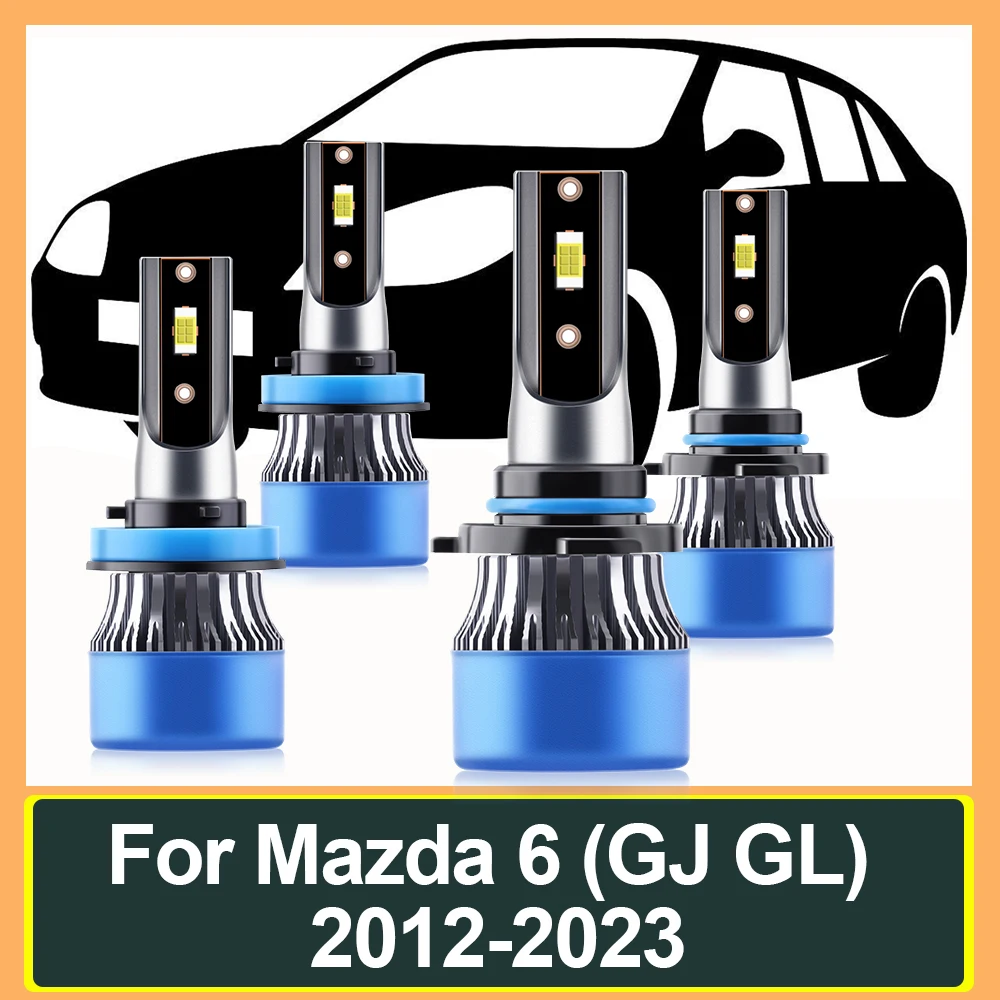 Яркие светодиодный турбо автомобильные лампы фары 12 В для Mazda 6 (GJ GL) 2012 2013 2014 2015 2016 2017 2018 2019 2020 2021 2022 2023
Яркие светодиодный турбо автомобильные лампы фары 12 В для Mazda 6 (GJ GL) 2012 2013 2014 2015 2016 2017 2018 2019 2020 2021 2022 2023