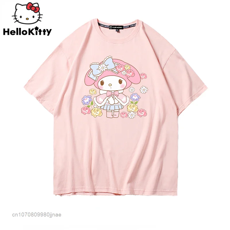 My Melody Summer New Short Sleeve Shirt Cute Fashion Women Cotton Clothes Korean Harajuku Streetwear Style T Shirt For Y2k Girl
My Melody Summer New Short Sleeve Shirt Cute Fashion Women Cotton Clothes Korean Harajuku Streetwear Style T Shirt For Y2k Girl