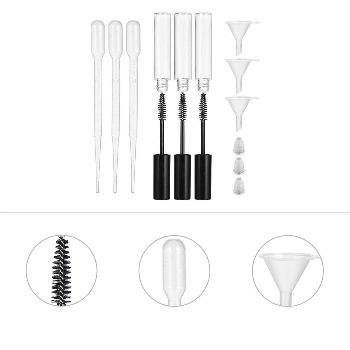 Mascara Tube Bottle Empty Eyelash Container Lip Cream Eyeliner Wand Gloss Refillable Toiletries Traveldiy Tubesblack Clear
Mascara Tube Bottle Empty Eyelash Container Lip Cream Eyeliner Wand Gloss Refillable Toiletries Traveldiy Tubesblack Clear
