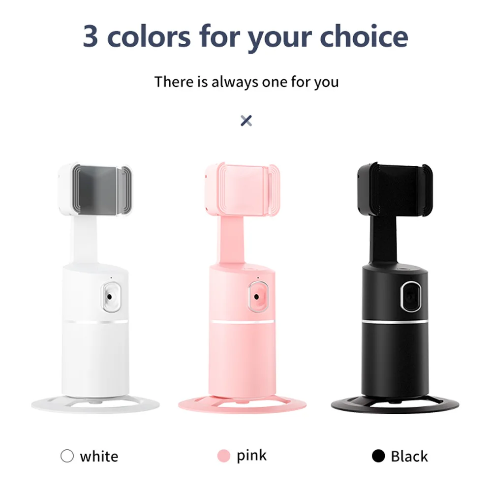 AI Smart Tracking Holder 360 Degree Rotation Tracking Selfie Stick Following Shot Tripod Head Hands-Free Shooting For VLOG Video 
AI Smart Tracking Holder 360 Degree Rotation Tracking Selfie Stick Following Shot Tripod Head Hands-Free Shooting For VLOG Video