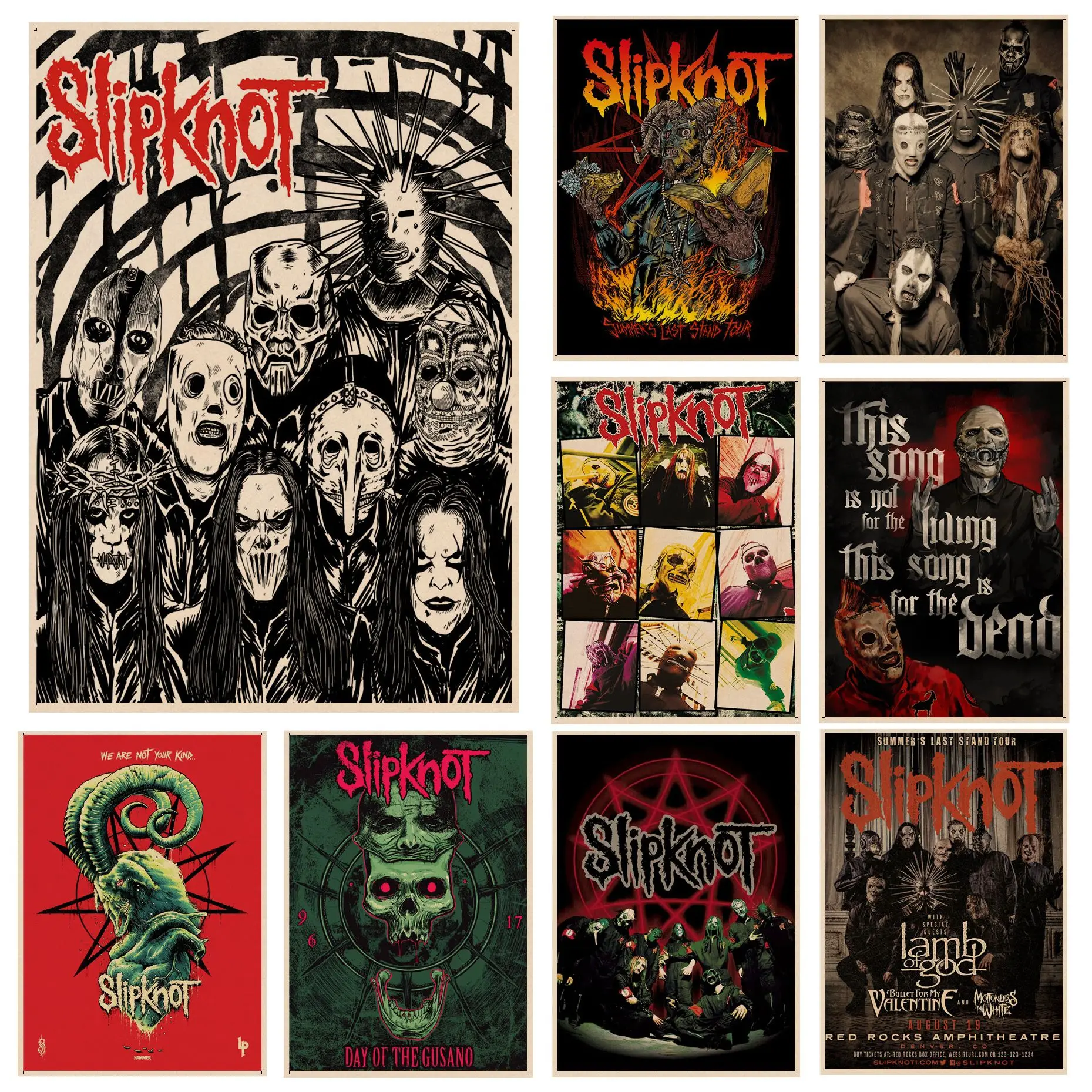 Heavy Metal ROCK BAND Good Quality Prints and Posters Kraft Paper Vintage Poster Wall Art Painting Study Posters Wall Stickers
Heavy Metal ROCK BAND Good Quality Prints and Posters Kraft Paper Vintage Poster Wall Art Painting Study Posters Wall Stickers
