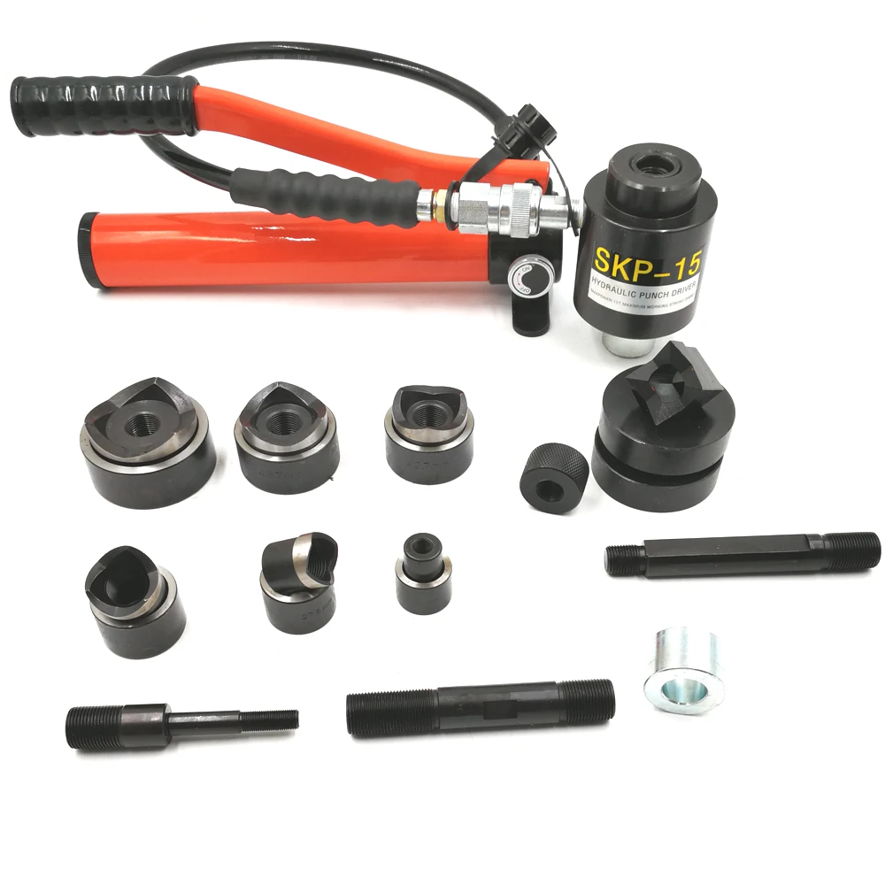 Haicable Hand Tools Hydraulic Hole Making Puncher 3.5mm Thickness or Square skp-15 2" Hole Punching Tools
Haicable Hand Tools Hydraulic Hole Making Puncher 3.5mm Thickness or Square skp-15 2" Hole Punching Tools