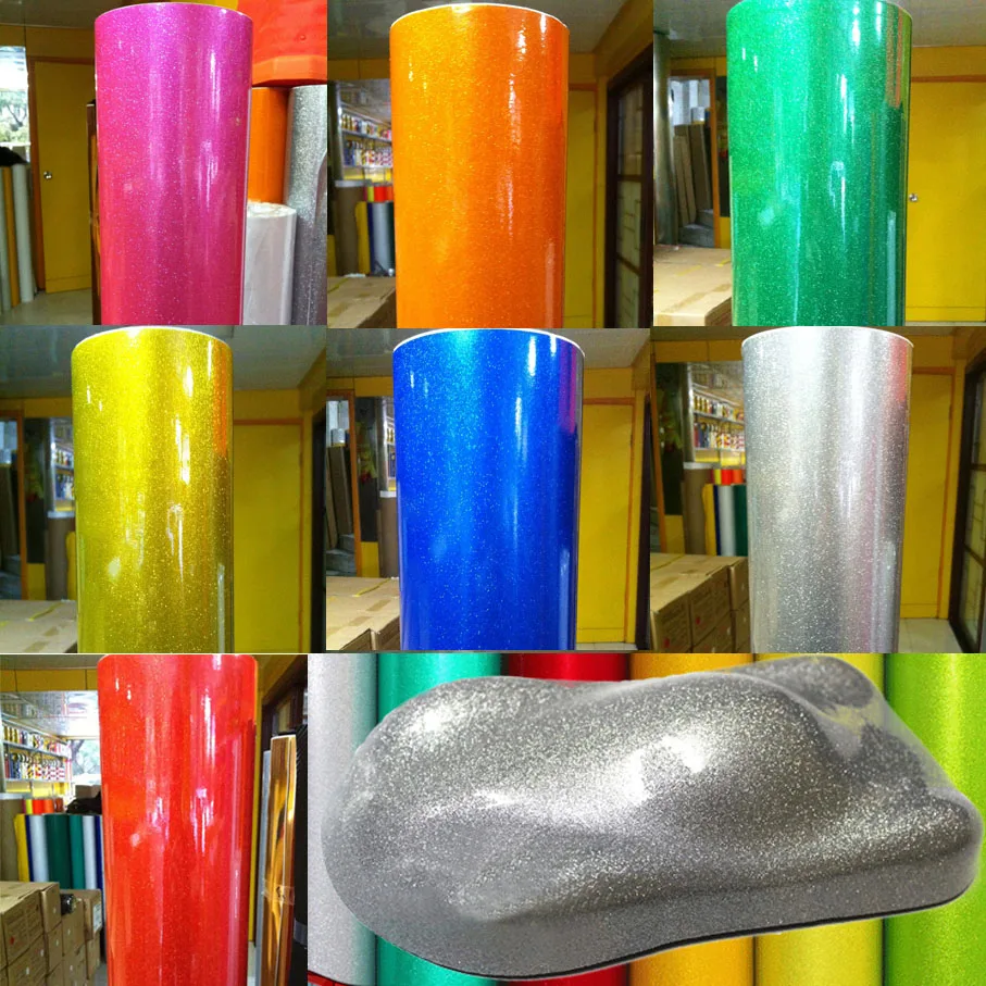 50cm*1/2/3/4/5/6/8m Premium High Glossy Glitter Vinyl Wrap Car Film Sticker With Air Bubble Auto Motorcycle Wrapping
50cm*1/2/3/4/5/6/8m Premium High Glossy Glitter Vinyl Wrap Car Film Sticker With Air Bubble Auto Motorcycle Wrapping