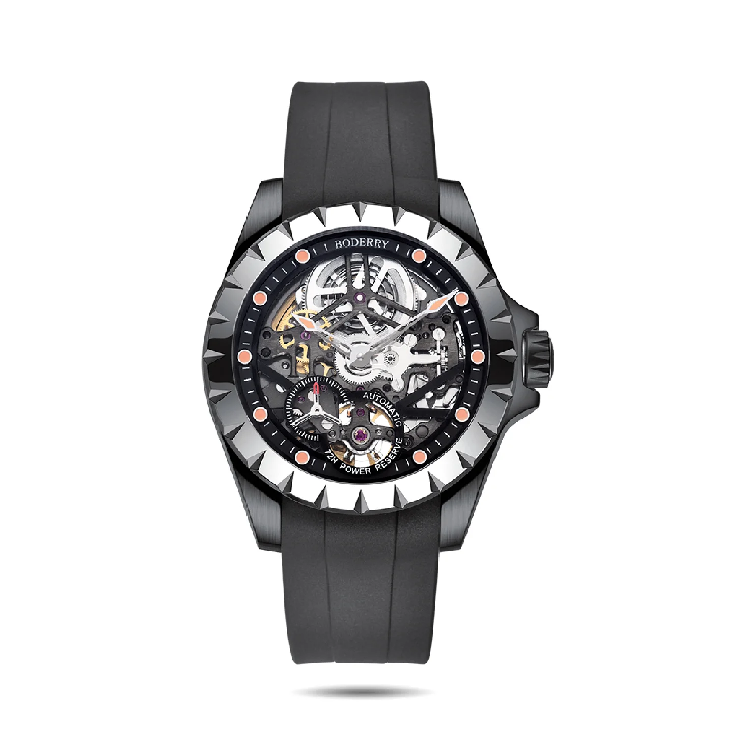 BODERRY Mens Automatic Watches Military Watch Mechanical Wristwatch Luxury 50m Waterproof Sapphire Mirror Skeleton Dial Luminous
BODERRY Mens Automatic Watches Military Watch Mechanical Wristwatch Luxury 50m Waterproof Sapphire Mirror Skeleton Dial Luminous