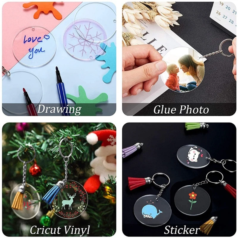 2023 New 24 Pieces Transparent Acrylic Keychain Set Including Acrylic Keychain Blanks for KEY Rings and Jump Rings
2023 New 24 Pieces Transparent Acrylic Keychain Set Including Acrylic Keychain Blanks for KEY Rings and Jump Rings