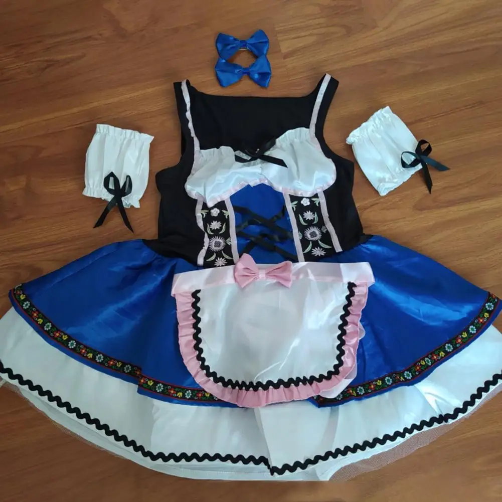Maid Costume Eye-catching Polyester Halloween Decoration Bar Maid Uniform Set Maid Uniform for Party
Maid Costume Eye-catching Polyester Halloween Decoration Bar Maid Uniform Set Maid Uniform for Party
