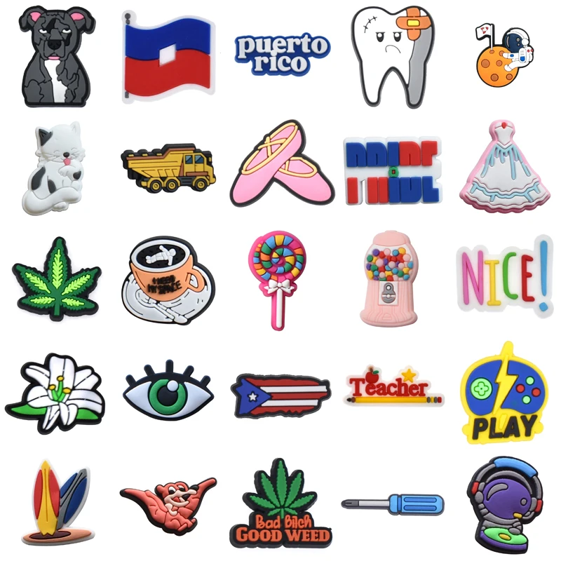 Wholesale Bulk Shoe Charms Packs Kids Gifts Para Pins Decorations for Crocs Boy Men Shoes Accessories Women Charm Set Jeans Girl
Wholesale Bulk Shoe Charms Packs Kids Gifts Para Pins Decorations for Crocs Boy Men Shoes Accessories Women Charm Set Jeans Girl