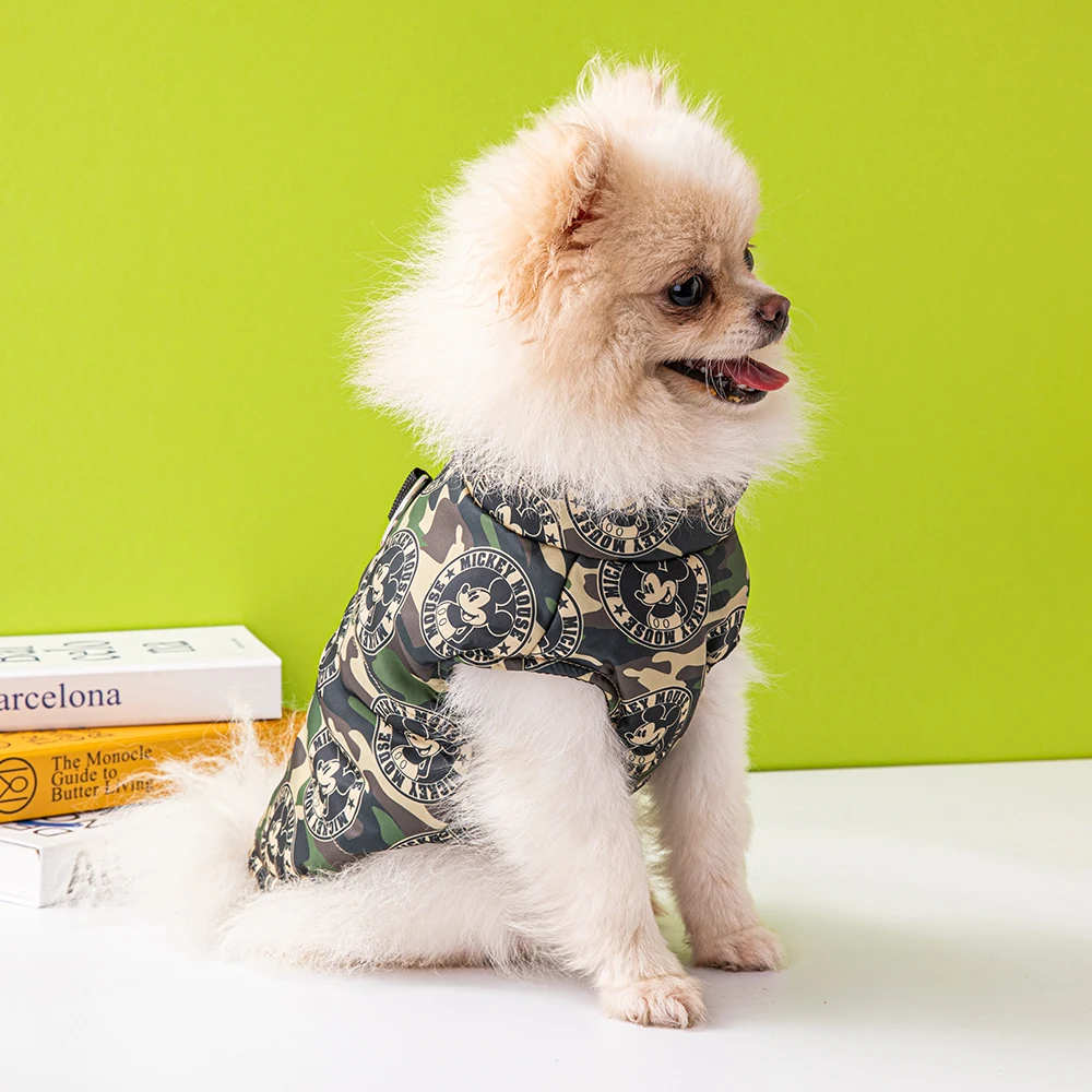 Disney Dog Clothes Winter Warm Dog Vest Cartoon Mickey and Minnie Pattern Tide Brand Pet Clothing Puppy Clothes Dog Costume
Disney Dog Clothes Winter Warm Dog Vest Cartoon Mickey and Minnie Pattern Tide Brand Pet Clothing Puppy Clothes Dog Costume