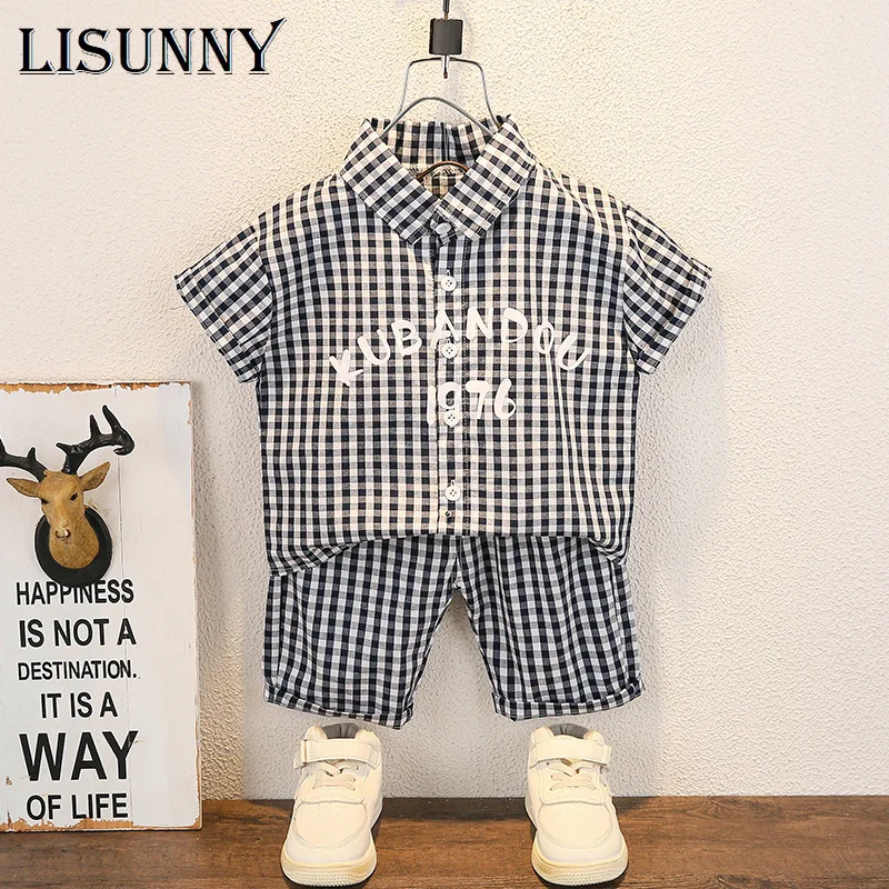 Baby Boys Clothing Sets 2022 Summer Infant Short Sleeve Lapel Plaid Shirt Shorts Kids Tracksuit Cotton Child Outfits 0-5y
Baby Boys Clothing Sets 2022 Summer Infant Short Sleeve Lapel Plaid Shirt Shorts Kids Tracksuit Cotton Child Outfits 0-5y