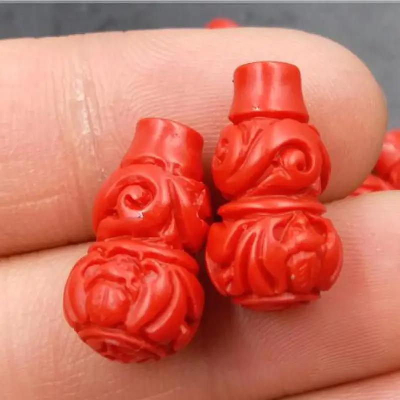 9-19mm Natural Red Organic Cinnabar Gourd Beads For Jewelry Making Diy Necklace Earring Bracelet Charms Cinnabrite Accessories
9-19mm Natural Red Organic Cinnabar Gourd Beads For Jewelry Making Diy Necklace Earring Bracelet Charms Cinnabrite Accessories