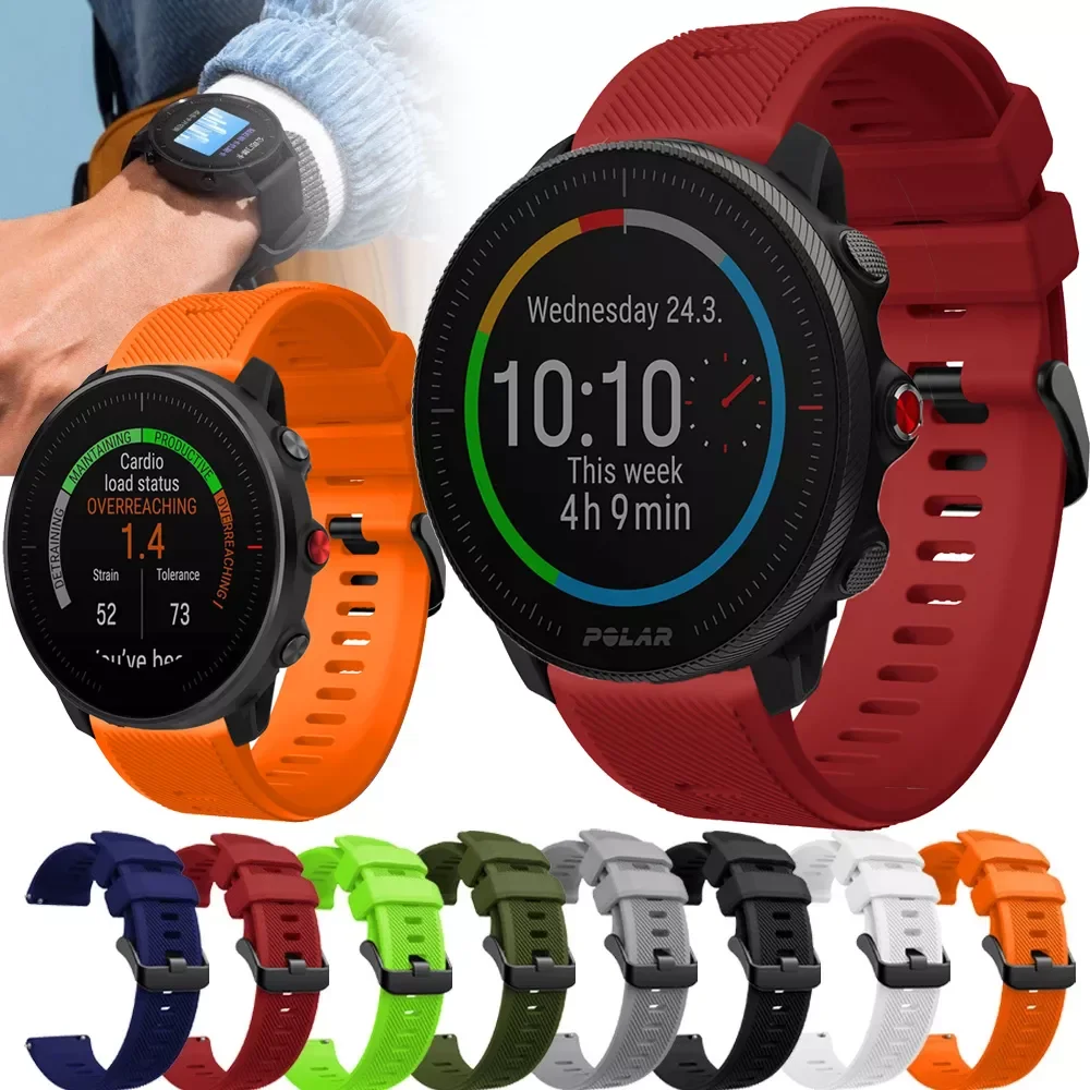 22mm Smart Watch Band For Polar Grit X/Grit X Pro Silicone Straps Polar Vantage M M2 Wristband Forerunner 745 Accessories Belt
22mm Smart Watch Band For Polar Grit X/Grit X Pro Silicone Straps Polar Vantage M M2 Wristband Forerunner 745 Accessories Belt