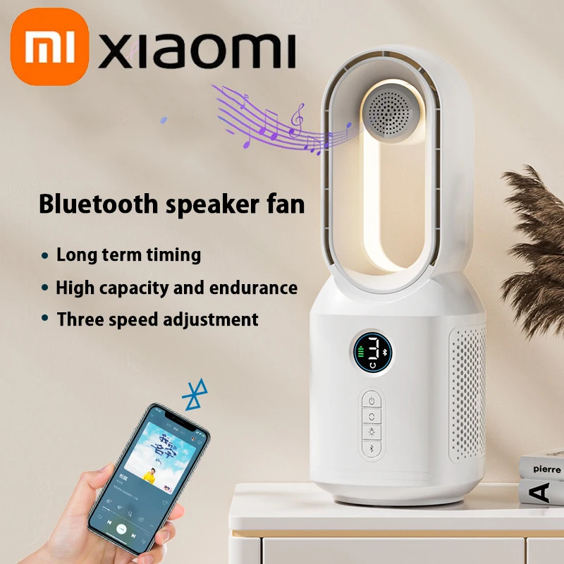 Новинка 2023, Xiaomi, безлопастный вентилятор с Bluetooth-динамиком, звуковой вентилятор со светодиодной подсветкой, домашний летний Электрический вентилятор без листьев с USB-зарядкой для кемпинга
Новинка 2023, Xiaomi, безлопастный вентилятор с Bluetooth-динамиком, звуковой вентилятор со светодиодной подсветкой, домашний летний Электрический вентилятор без листьев с USB-зарядкой для кемпинга
