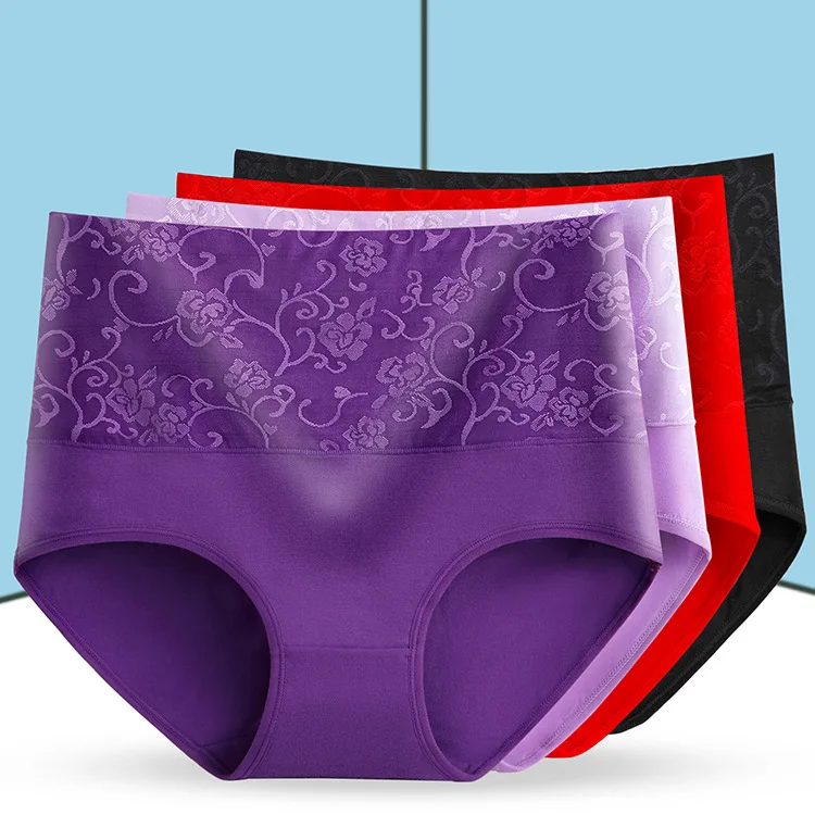 3PCS Women's Briefs Solid Comfortable Cotton Flower High Waist Underwear L-XXXL Sexy Panties Underwear women Plus Size
3PCS Women's Briefs Solid Comfortable Cotton Flower High Waist Underwear L-XXXL Sexy Panties Underwear women Plus Size