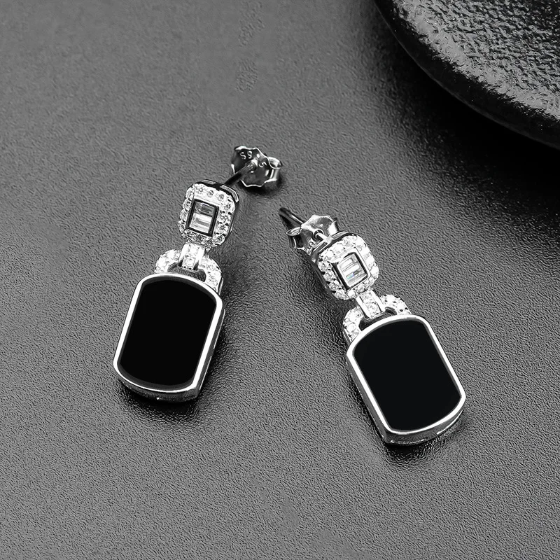 Burmese Jade Earrings Talismans Stone Women Charms Gift Accessories Black Jewelry Certificate Natural 925 Silver Luxury Jadeite
Burmese Jade Earrings Talismans Stone Women Charms Gift Accessories Black Jewelry Certificate Natural 925 Silver Luxury Jadeite