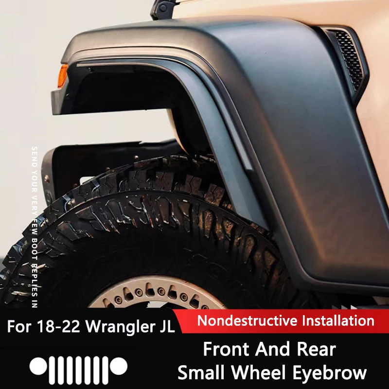 QHCP Car Small Fender Wider ABS Extension Strip Mudguards Wheel Eyebrow 4Pcs For Jeep Wrangler JL 2018-2022 Exterior Accessories
QHCP Car Small Fender Wider ABS Extension Strip Mudguards Wheel Eyebrow 4Pcs For Jeep Wrangler JL 2018-2022 Exterior Accessories