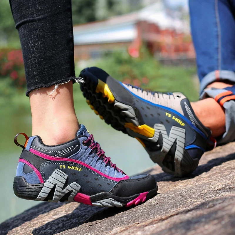 Outdoor Lover Trekking Shoes Men Waterproof Hiking Shoes Mountain Boots Genuine Leather Woodland Hunting Tactical Shoes
Outdoor Lover Trekking Shoes Men Waterproof Hiking Shoes Mountain Boots Genuine Leather Woodland Hunting Tactical Shoes