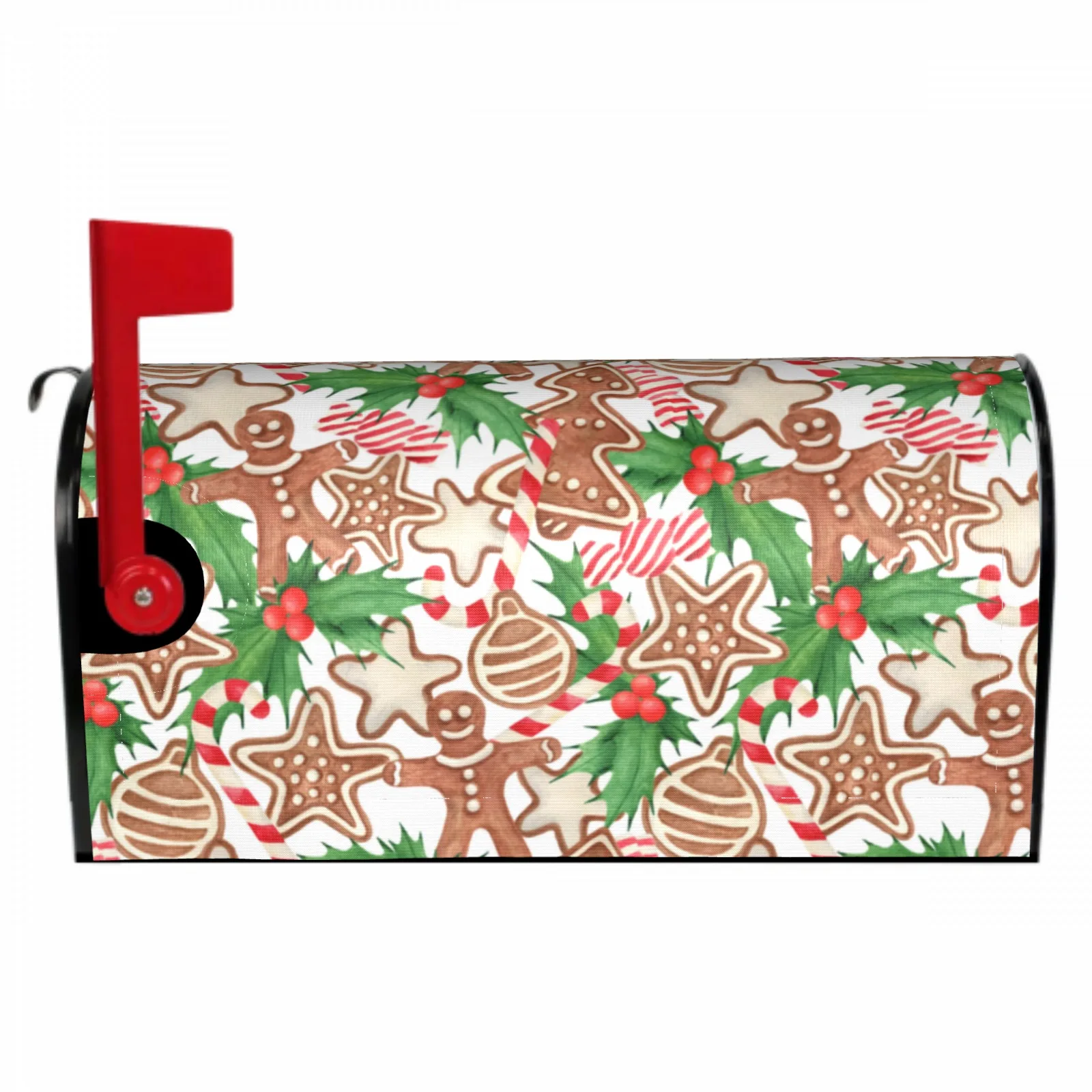 Khaki Christmas Gingerbread Magnetic Mailbox Cover Standard Size Post Box Cover Wrap Decoration Garden Outdoor
Khaki Christmas Gingerbread Magnetic Mailbox Cover Standard Size Post Box Cover Wrap Decoration Garden Outdoor