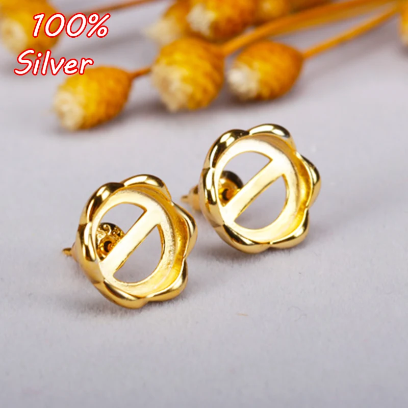 S925 Sterling Silver Color Plated Platinum Deer Rarrings Empty Tray Inlaid Amber BeesFemale Drops 9MM Earrings Blank Silver Tray
S925 Sterling Silver Color Plated Platinum Deer Rarrings Empty Tray Inlaid Amber BeesFemale Drops 9MM Earrings Blank Silver Tray