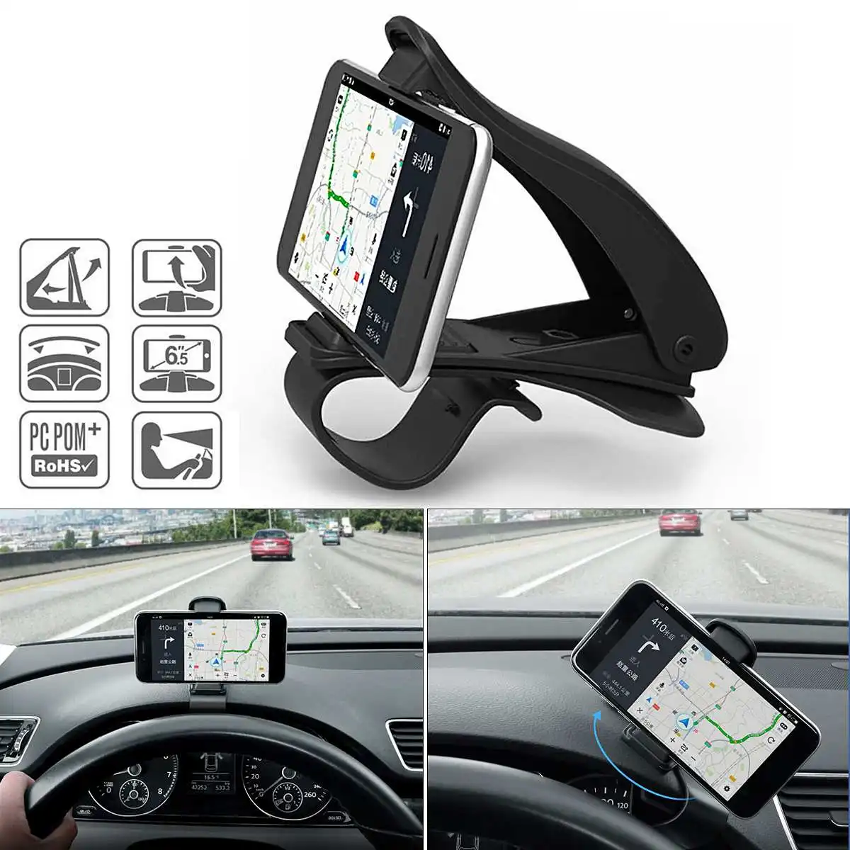 Non Slip 360 Degree Rotation Dashboard Car Mount Phone Holder for iPhone GPS Smartphone Universal Car Bracket Accessoires
Non Slip 360 Degree Rotation Dashboard Car Mount Phone Holder for iPhone GPS Smartphone Universal Car Bracket Accessoires