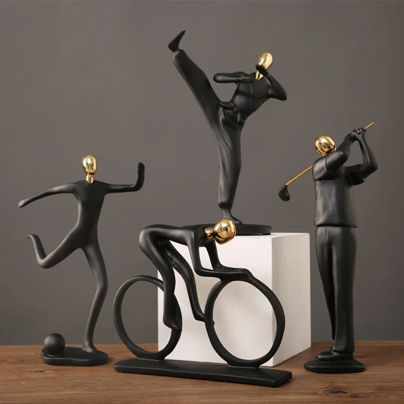 9 Kinds of Sports Statue Modern Abstract Figure Golfer Sculpture for Interior Office Souvnir Decoration Accessories Gift Crafts
9 Kinds of Sports Statue Modern Abstract Figure Golfer Sculpture for Interior Office Souvnir Decoration Accessories Gift Crafts