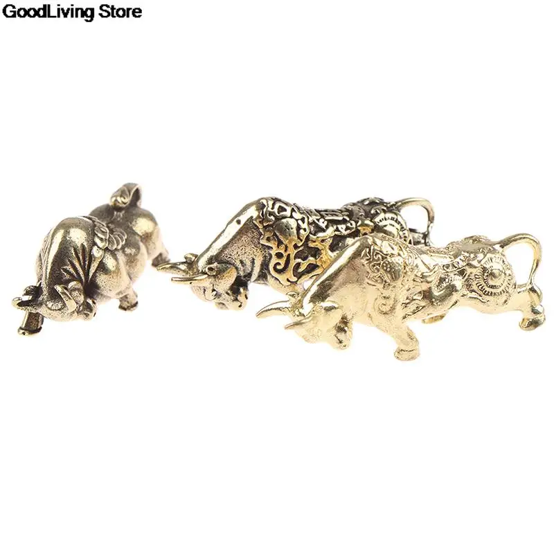 1PC Mini Portable Retro Brass Bull Statue Keychain Ornament Sculpture Ornament Home Office Desk Decorative Ornament
1PC Mini Portable Retro Brass Bull Statue Keychain Ornament Sculpture Ornament Home Office Desk Decorative Ornament