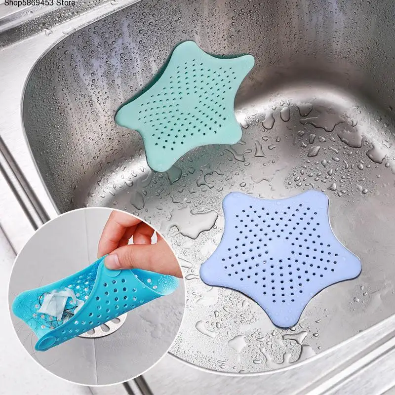 Bathroom toilet hair Silicone sucker Kitchen sink bathroom sewer Pentagram Anti-blocking Sink bathroom accessories
Bathroom toilet hair Silicone sucker Kitchen sink bathroom sewer Pentagram Anti-blocking Sink bathroom accessories