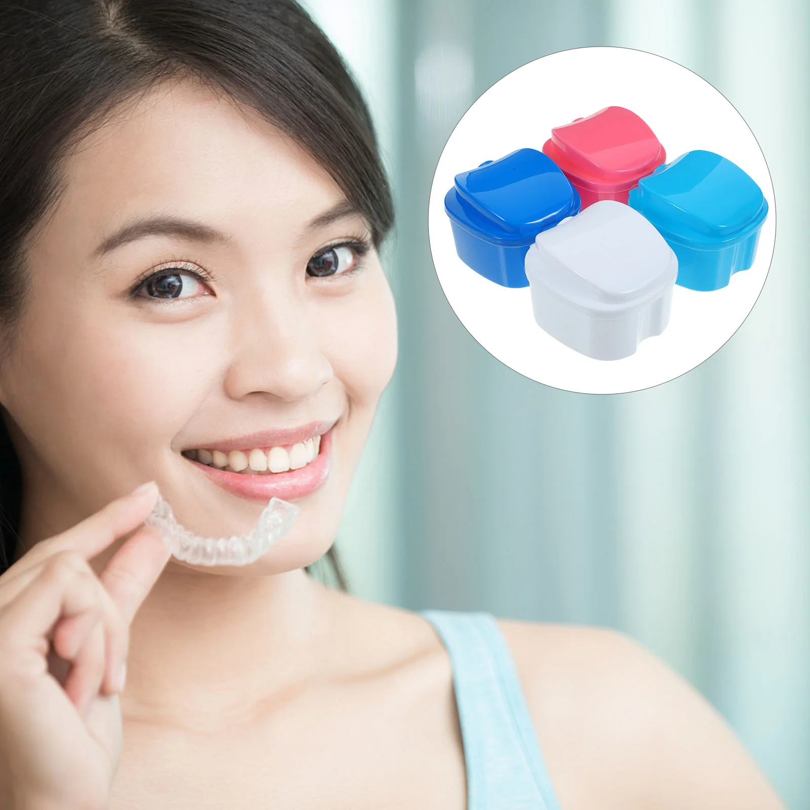 Denture Box Filter Layer Retainers Teeth Convenient Case False Container Portable
Denture Box Filter Layer Retainers Teeth Convenient Case False Container Portable