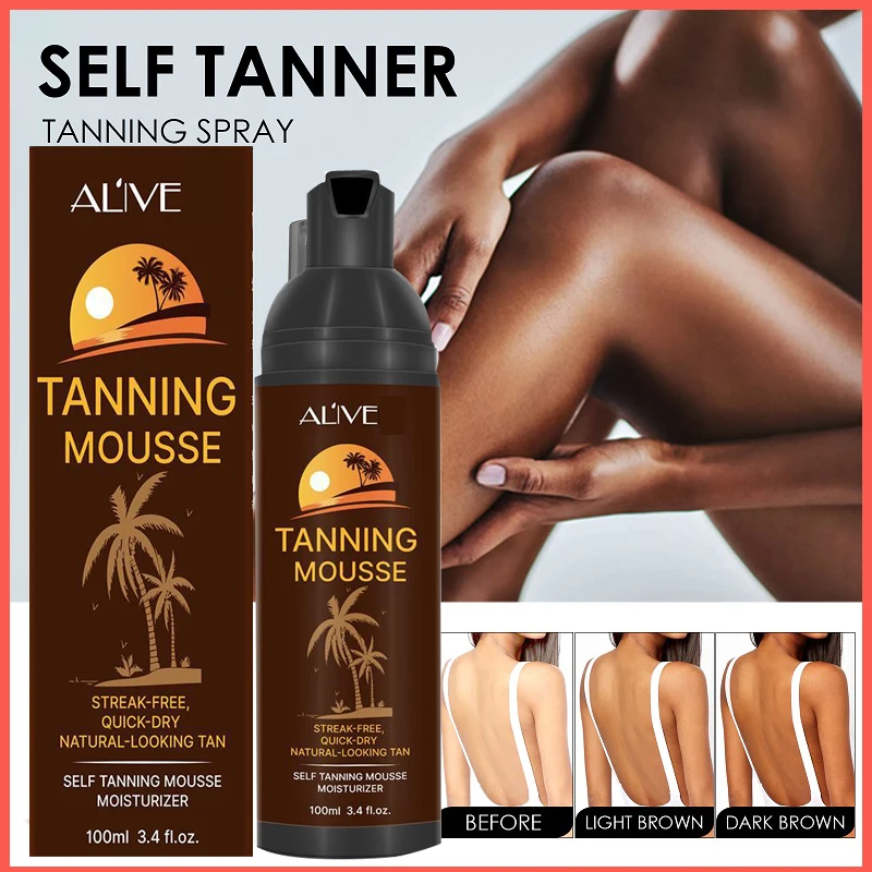 100ml Body Self Tanner Mousse Spray Body Tanning Lotion Skin Care Tanning Cream Tanner For Daily Skin Care
100ml Body Self Tanner Mousse Spray Body Tanning Lotion Skin Care Tanning Cream Tanner For Daily Skin Care