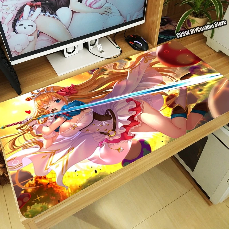 Горячее аниме Принцесса соединение! Re: большой нескользящий коврик для мыши Pecorine для погружения на клавиатуру, Настольный коврик для компью...
Горячее аниме Принцесса соединение! Re: большой нескользящий коврик для мыши Pecorine для погружения на клавиатуру, Настольный коврик для компью...