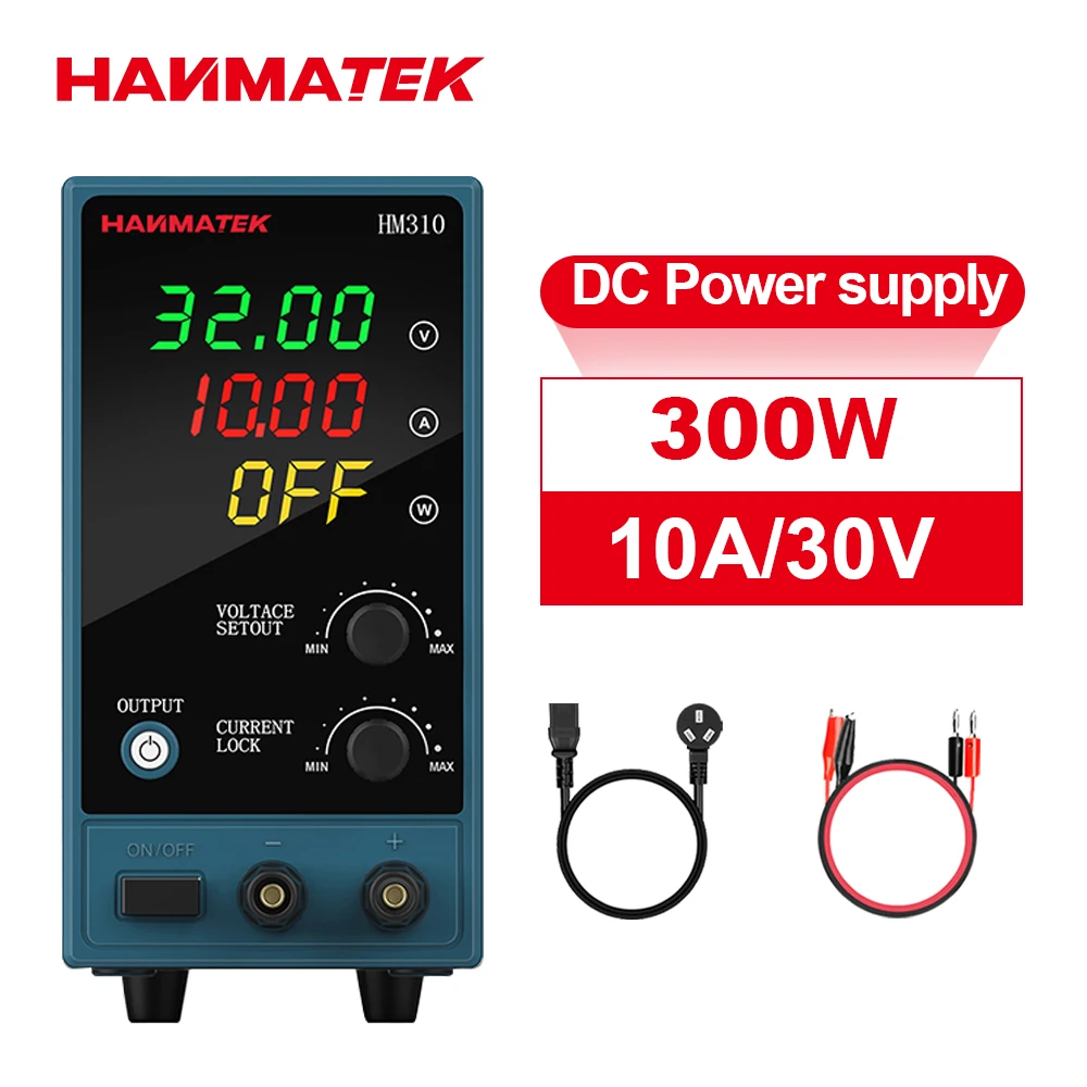 Adjustable DC Power Supply (0-30 V 0-10 A) Mini Variable Switch Digital Bench Power Supply with Output Enable/Disable Button
Adjustable DC Power Supply (0-30 V 0-10 A) Mini Variable Switch Digital Bench Power Supply with Output Enable/Disable Button