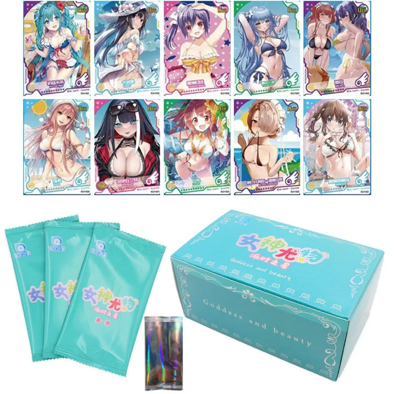 Anime Goddess Story Collection Cards Kids Game Flash Rare Cards Table Toys For Family Christmas Child Birthday Gift Toys
Anime Goddess Story Collection Cards Kids Game Flash Rare Cards Table Toys For Family Christmas Child Birthday Gift Toys