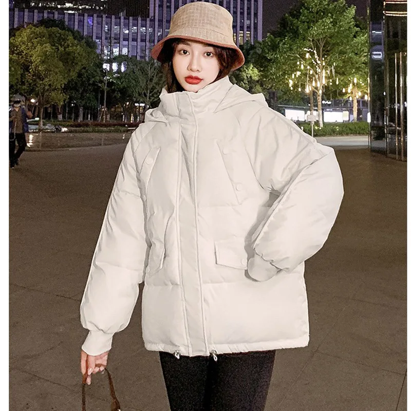 2023 Women Winter Thick Hooded Down Cotton Coat Warm Padded Parkas Jacket Female Chic Short Tops Bread Clothes Student Outerwear
2023 Women Winter Thick Hooded Down Cotton Coat Warm Padded Parkas Jacket Female Chic Short Tops Bread Clothes Student Outerwear