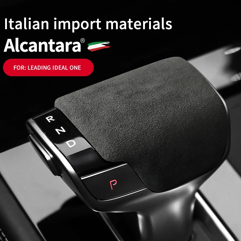 Alcantara Suede Car Gear Shift Knob Cover Decorative Sticker For 19-20 LEADING IDEAL One Accessory
Alcantara Suede Car Gear Shift Knob Cover Decorative Sticker For 19-20 LEADING IDEAL One Accessory