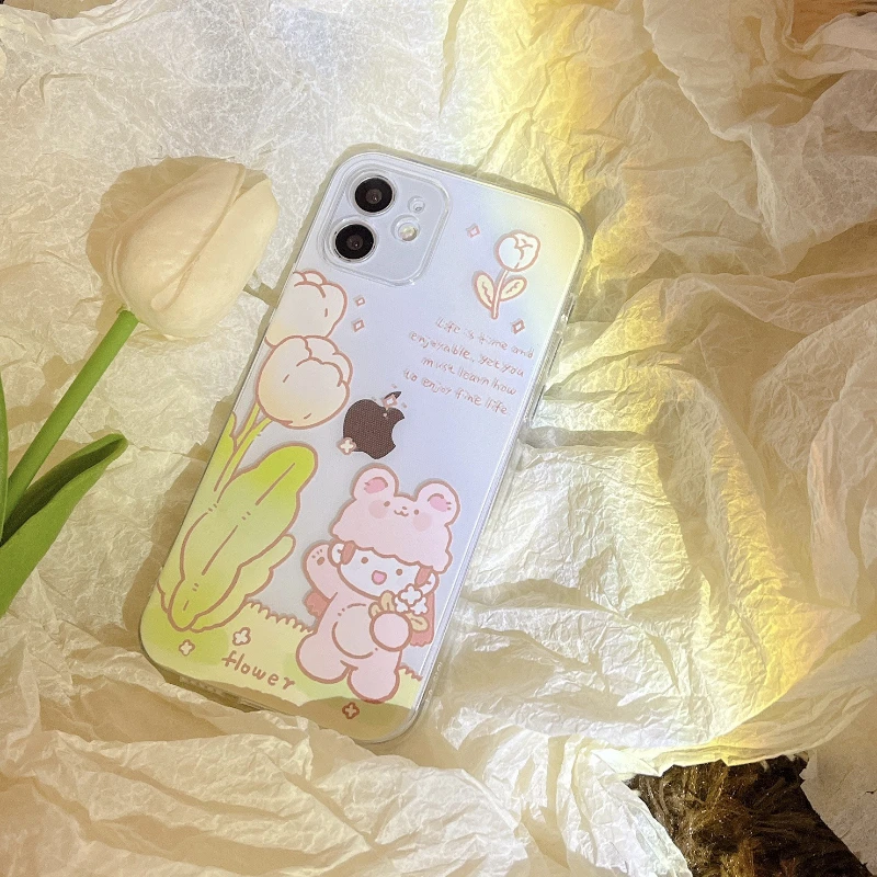 New Tulip Rabbit suitable for iPhone13promax cute apple 12 mobile phone shell 12promax soft shell women's wholesale
New Tulip Rabbit suitable for iPhone13promax cute apple 12 mobile phone shell 12promax soft shell women's wholesale