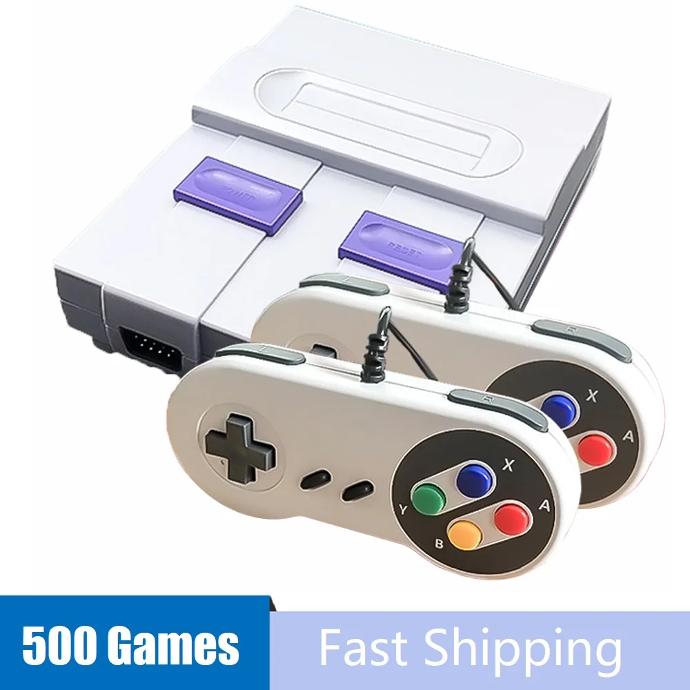 Retro Super Classic Game Mini TV 8 Bit Family Video Game Console Built-in 500 Games Handheld Gaming Player Boy Birthday Gifts
Retro Super Classic Game Mini TV 8 Bit Family Video Game Console Built-in 500 Games Handheld Gaming Player Boy Birthday Gifts