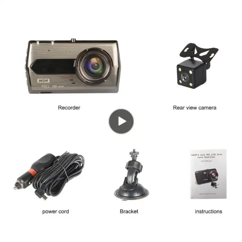 Metal Shell Multifunctional Auto Recorder Portable Car Recorder Loop Recording Dashcam Car Supplies 1080p 4 Inch Night
Metal Shell Multifunctional Auto Recorder Portable Car Recorder Loop Recording Dashcam Car Supplies 1080p 4 Inch Night