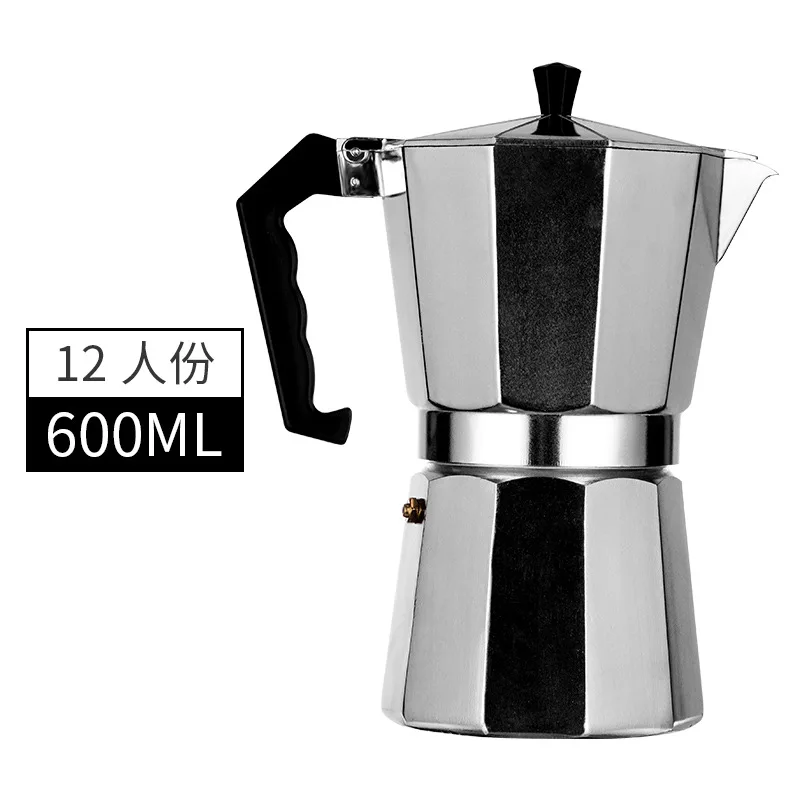 Алюминиевый кофейник Moka Cafeteira 50/100/150/300/450/600 мл
Алюминиевый кофейник Moka Cafeteira 50/100/150/300/450/600 мл