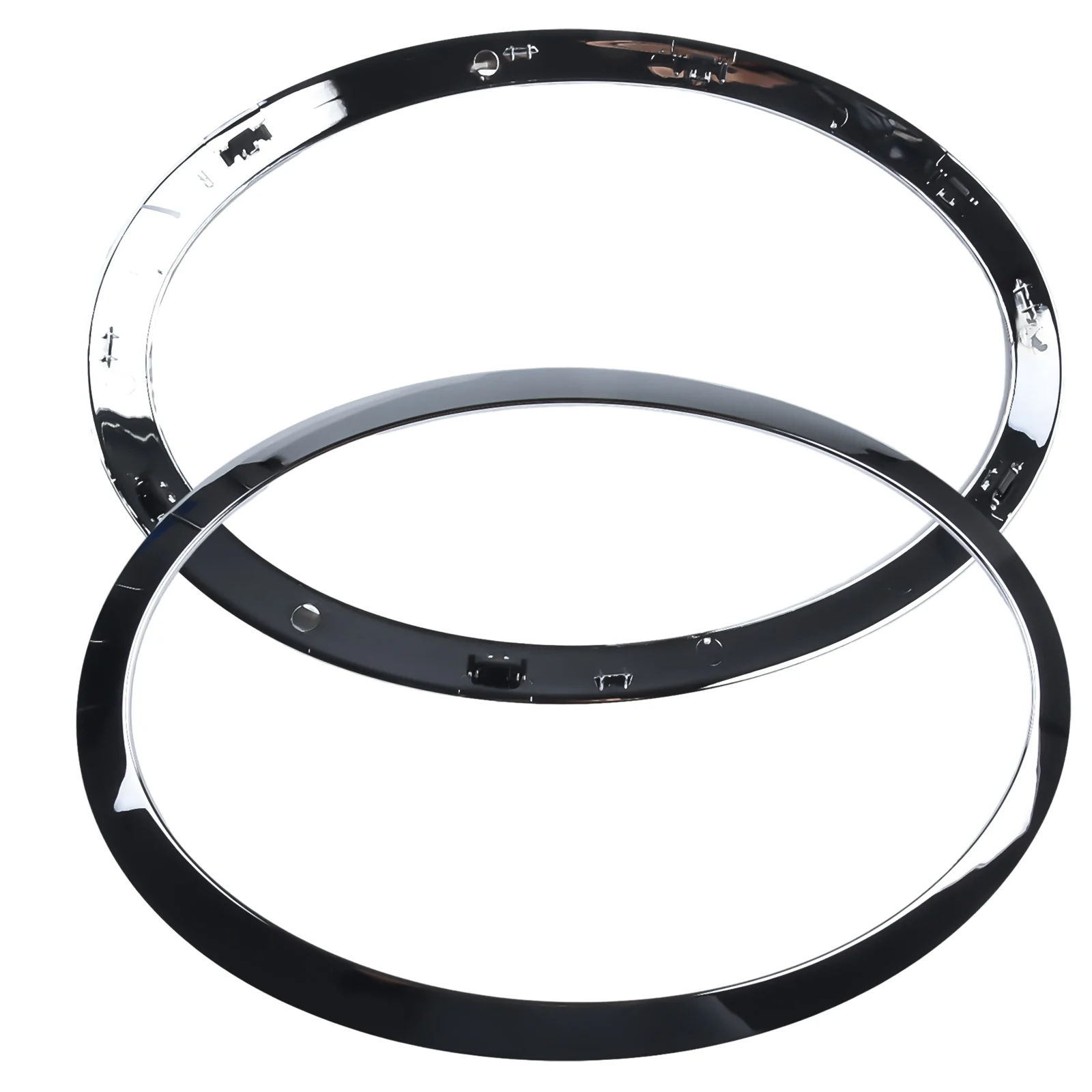 2pcs Silver Plating Chrome Headlight Trim Ring Left+Right For MINI F55 F56 F57 51712355791, 51712355798 Headlight Cover Trim
2pcs Silver Plating Chrome Headlight Trim Ring Left+Right For MINI F55 F56 F57 51712355791, 51712355798 Headlight Cover Trim