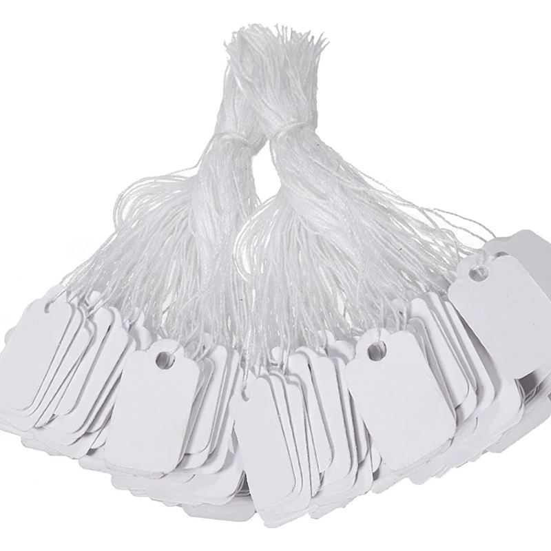 Price Tag With String, White Tag Label Writable Price Tag For Jewelry Clothing Display Tag, Pack Of 1000 (23 X 13 Mm)
Price Tag With String, White Tag Label Writable Price Tag For Jewelry Clothing Display Tag, Pack Of 1000 (23 X 13 Mm)