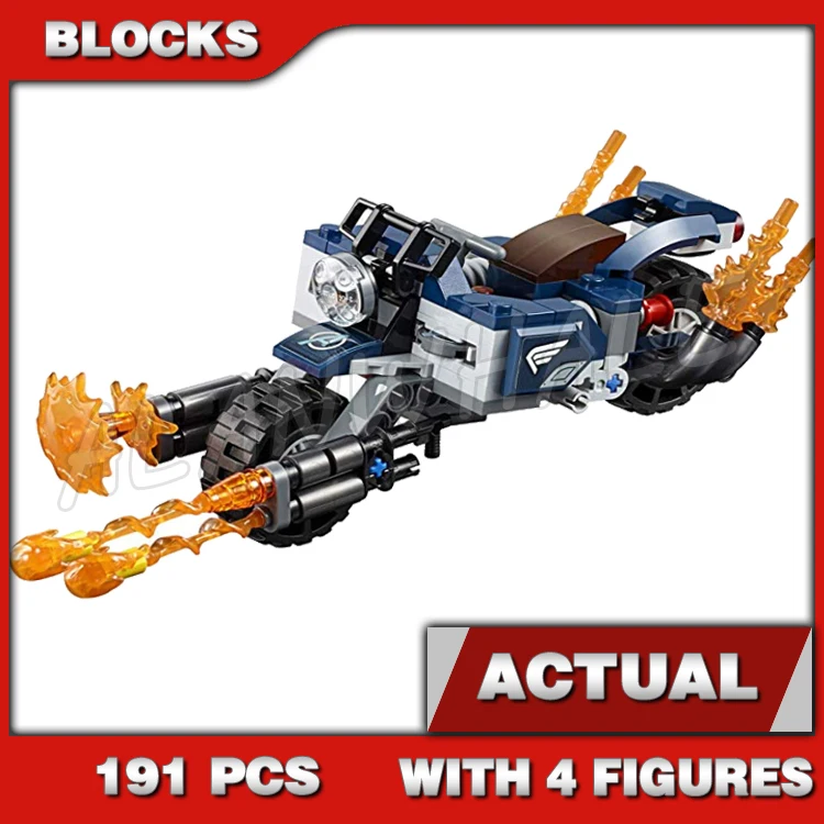 191pcs Super Fighter Revengers Captain Outriders Attack Motorcycle Bike Shield 11258 Building Blocks Toy Compatible With Model
191pcs Super Fighter Revengers Captain Outriders Attack Motorcycle Bike Shield 11258 Building Blocks Toy Compatible With Model