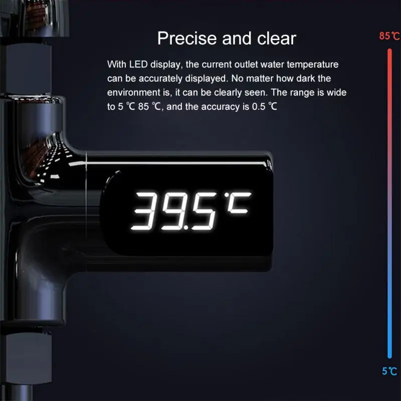 Water Temperature Monitor Bathing Temperature Meter Led Digital Shower Temperature Display Hot Tub Bathing Temperature Meter
Water Temperature Monitor Bathing Temperature Meter Led Digital Shower Temperature Display Hot Tub Bathing Temperature Meter