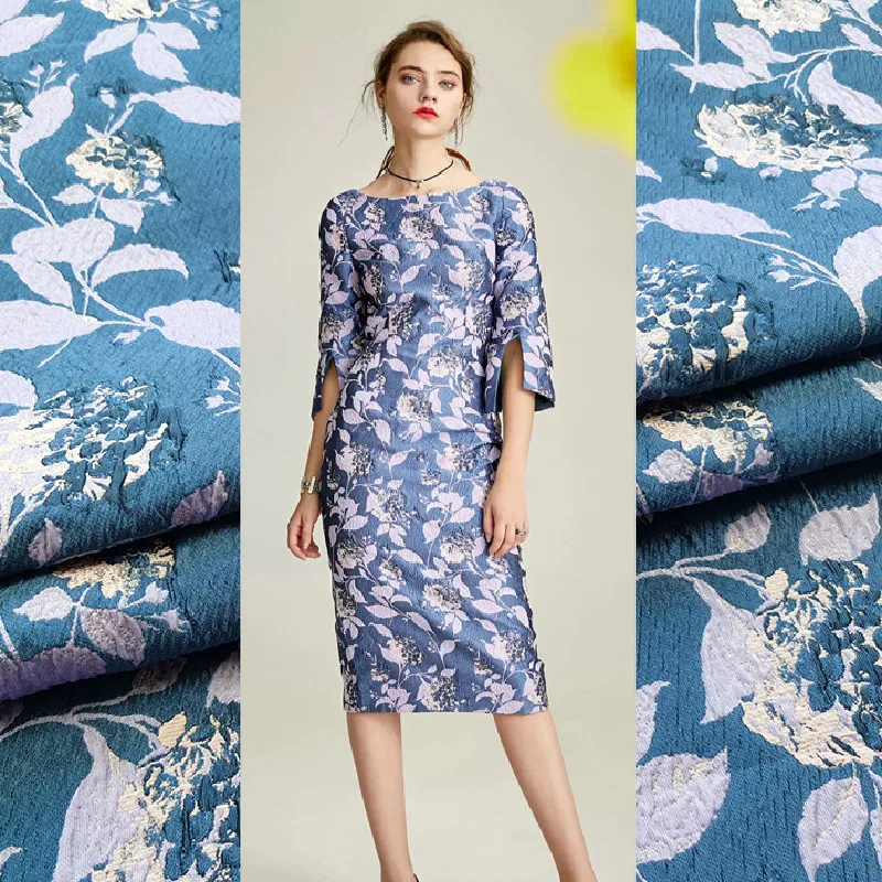 French romantic yarn-dyed jacquard fabric handmade DIY dress windbreaker three-dimensional brocade advanced custom fabric
French romantic yarn-dyed jacquard fabric handmade DIY dress windbreaker three-dimensional brocade advanced custom fabric