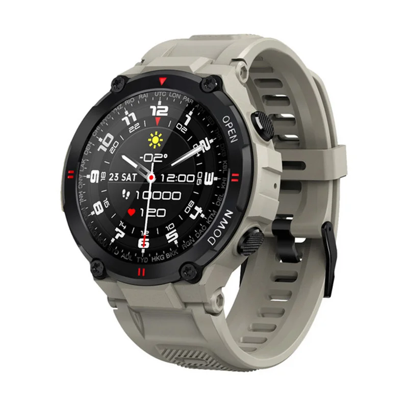 K27 Smartwatch Men Outdoor Sport Fitness Tracker Heart Rate Monitor Waterproof Clock Bluetooth Smart Watch for IOS Android
K27 Smartwatch Men Outdoor Sport Fitness Tracker Heart Rate Monitor Waterproof Clock Bluetooth Smart Watch for IOS Android
