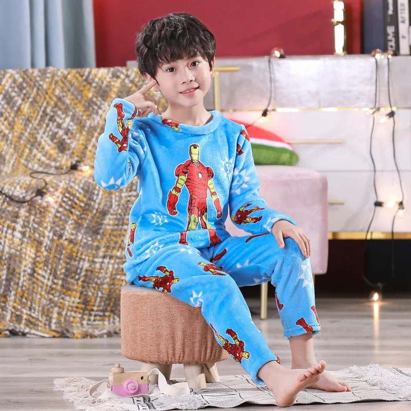 Anime Coral Fleece Fire Dragon Children Pajamas Set Long Sleeve Cartoon Cotton Sleepwear Spring Autumn New Boy Girl Nightwear
Anime Coral Fleece Fire Dragon Children Pajamas Set Long Sleeve Cartoon Cotton Sleepwear Spring Autumn New Boy Girl Nightwear