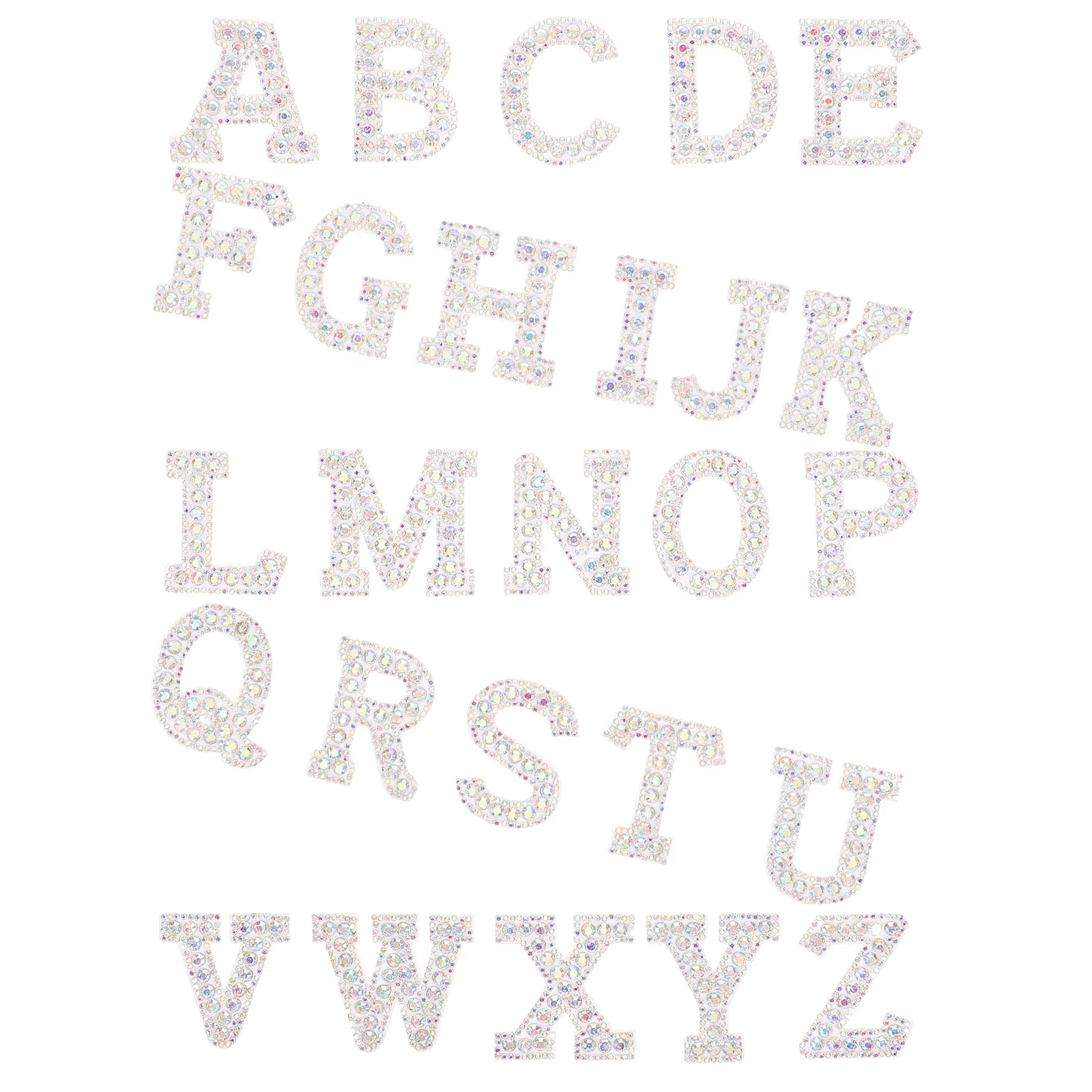 Applique Glitter Alphabet Stickers Adhesive Letter Patches Iron Embroidery Small
Applique Glitter Alphabet Stickers Adhesive Letter Patches Iron Embroidery Small