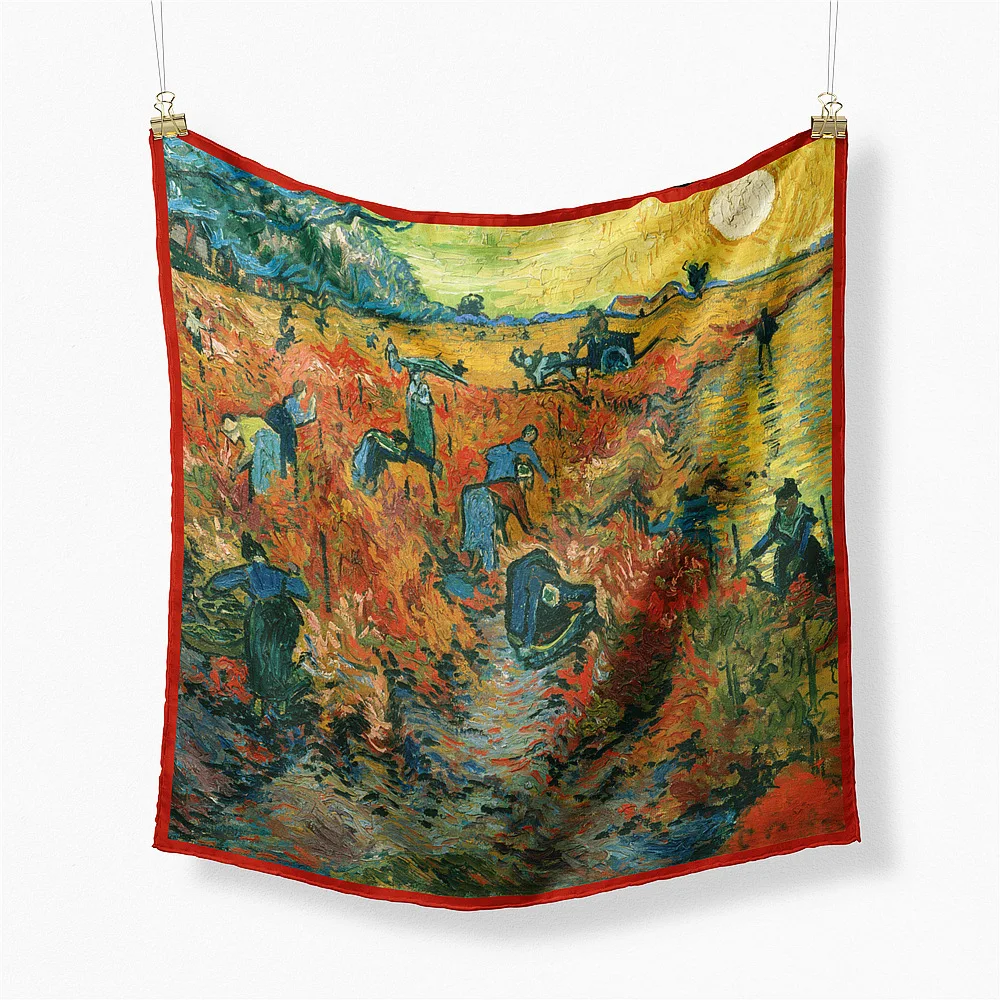 Van gogh Oil Painting Scarf for Women Hair Band Hair Ties Bandana Hair 53*53cm Square Silk Neck Scarf Headband Hair Accessories
Van gogh Oil Painting Scarf for Women Hair Band Hair Ties Bandana Hair 53*53cm Square Silk Neck Scarf Headband Hair Accessories