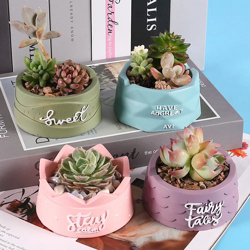 3D Type Multi Meat Flowerpot Silicone Mold Diy Ashtray Mold Four Kinds Of Round Candles Silicone Mold Wax Mold silicone molds
3D Type Multi Meat Flowerpot Silicone Mold Diy Ashtray Mold Four Kinds Of Round Candles Silicone Mold Wax Mold silicone molds
